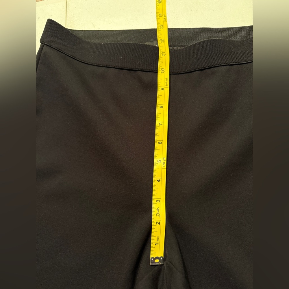 Talbots Soho Ankle Pant Black Pull On Stretch Slim Trousers Leggings Size 10 EUC - Picture 9 of 13